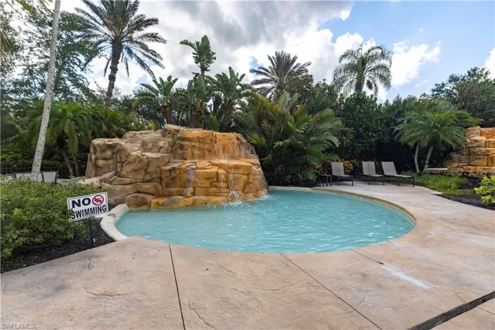 Outdoor pool featuring a patio area