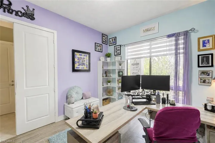 Office/Den w French Doors