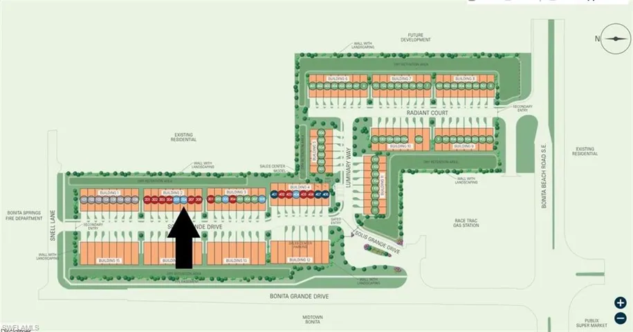 Site map: Lot 206