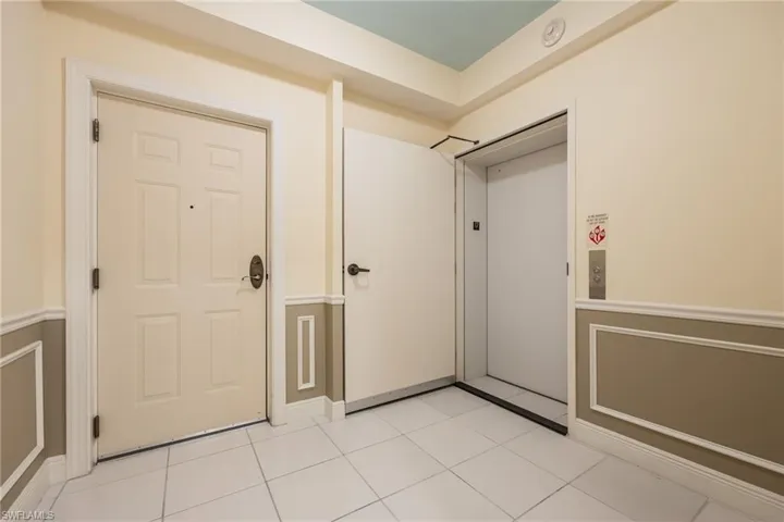 Private Foyer w/ Semi-Private Elevator