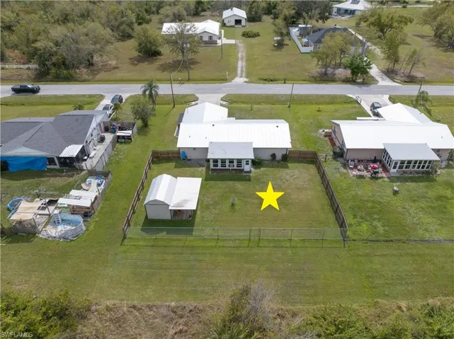 Aerial View - Spacious Backyard