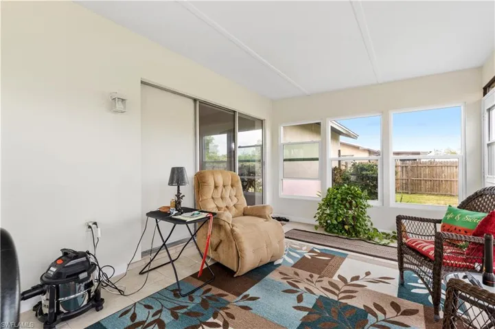 Enclosed Lanai with Impact Resistant Windows (two of them facing West)