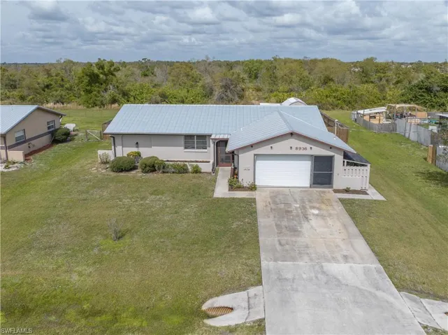 Aerial View of the Property Front