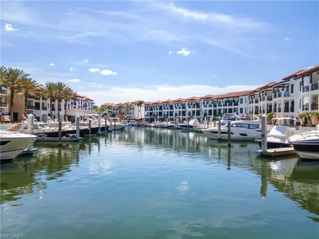 Naples Bay Resort main marina.