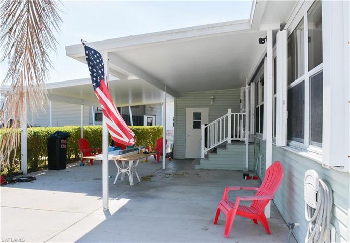 Carport and side entrance