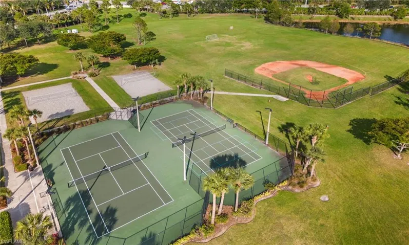 Lighted Tennis Courts