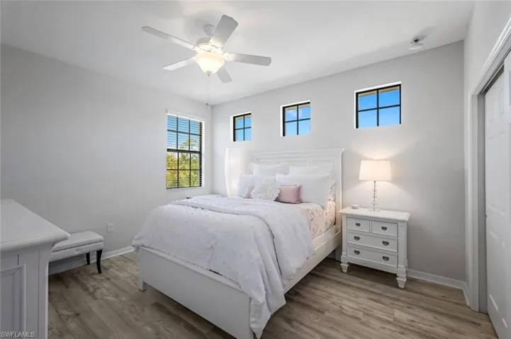 2nd Bedroom with Luxury Vinyl Plank Floors