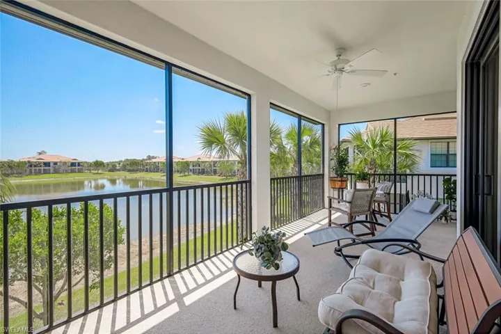 Spacious Lanai with Serene Easterly Lake Views