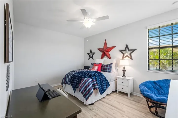 3rd Bedroom with Luxury Vinyl Plank Flooring