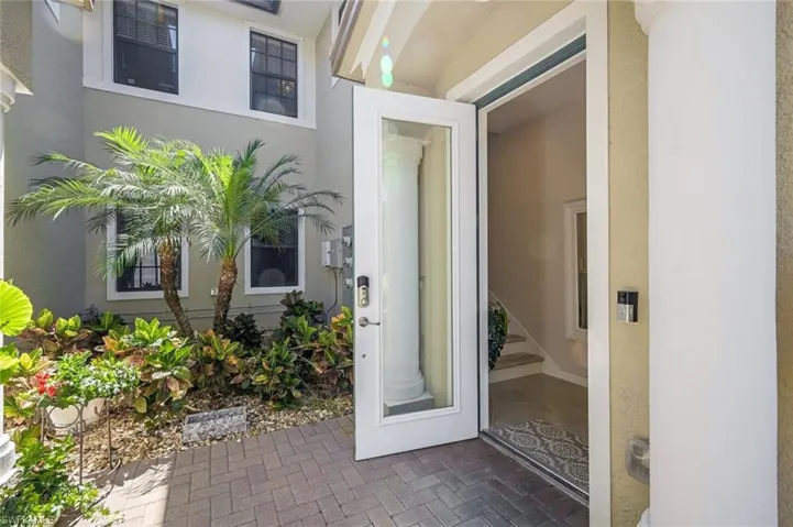 French Door Entry to Foyer