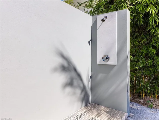 And and outdoor shower!