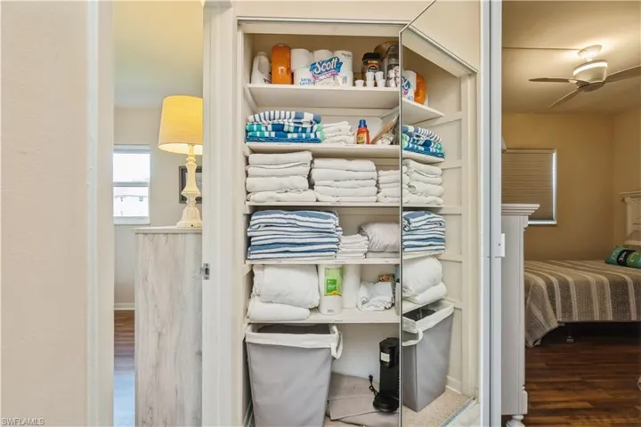View of closet