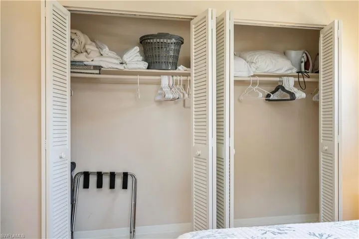 View of closet