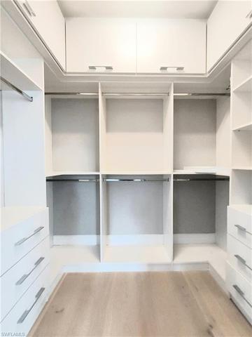 Walk-in-closet, custom designed for master suite