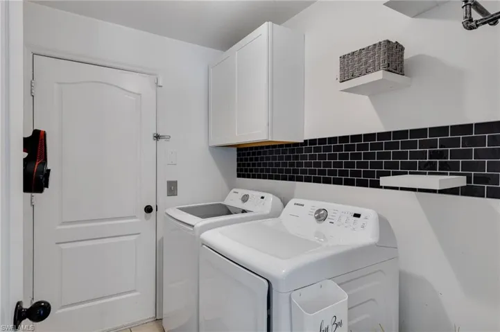 Laundry room New Washer and Dryer
