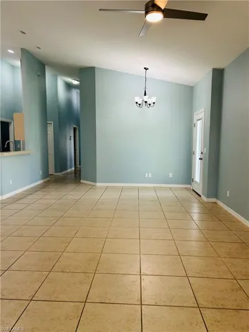 Vaulted ceilings through out the home.
