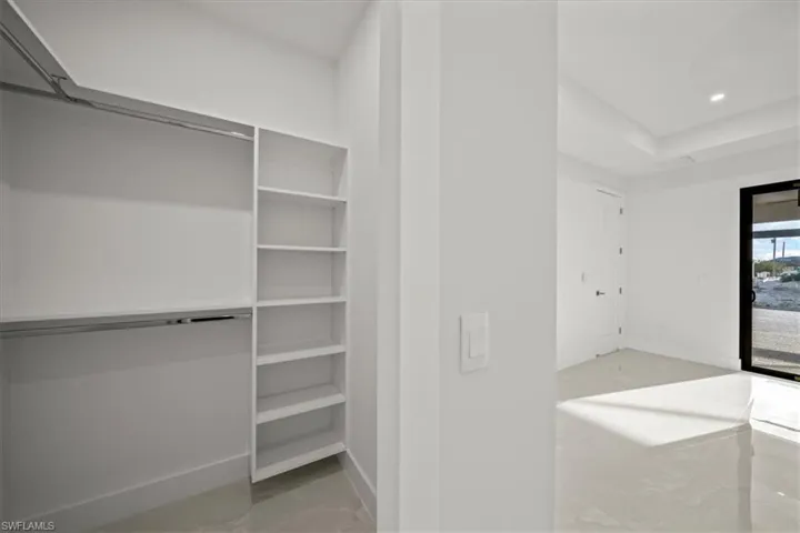 View of spacious closet