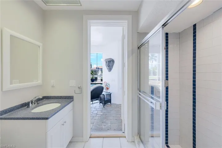Full Pool bathroom and recently upgraded/