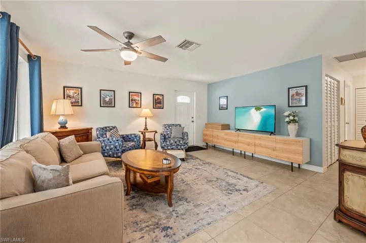 As one can see, the living room is wide open and accessible from all areas.