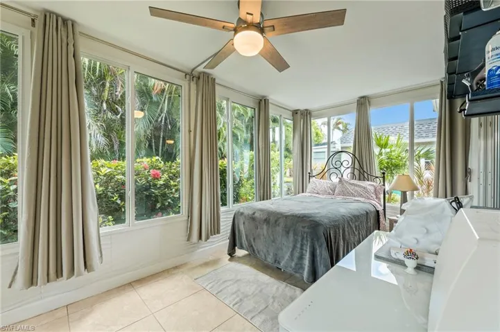 As one can see, the enclosed lanai has enough room for additional sleeping space.
