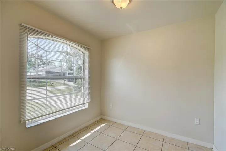 View of tiled empty room
