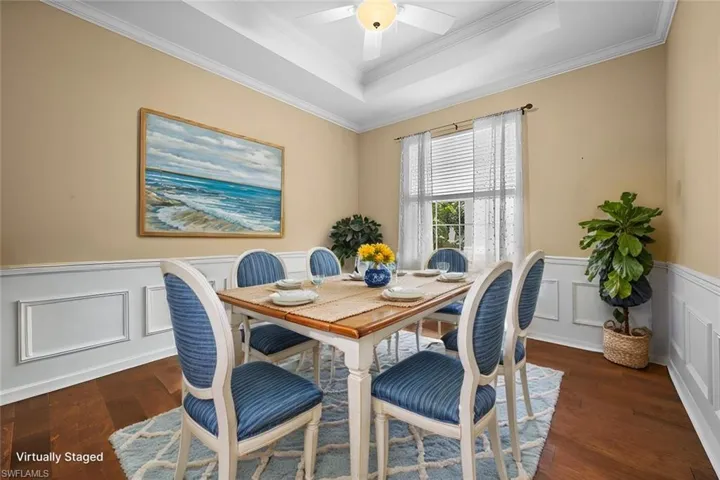 Virtually Staged- Dining Option