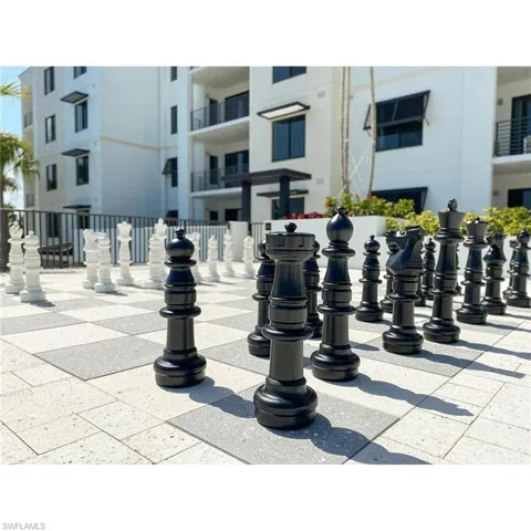 Life-size chess board