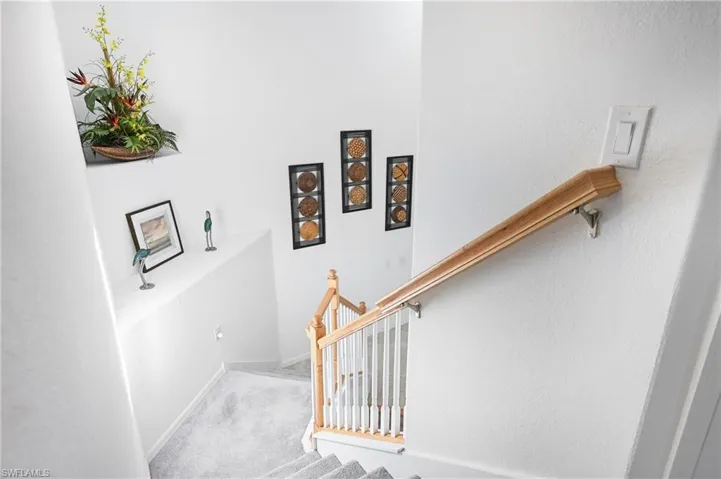 Stairs with carpet