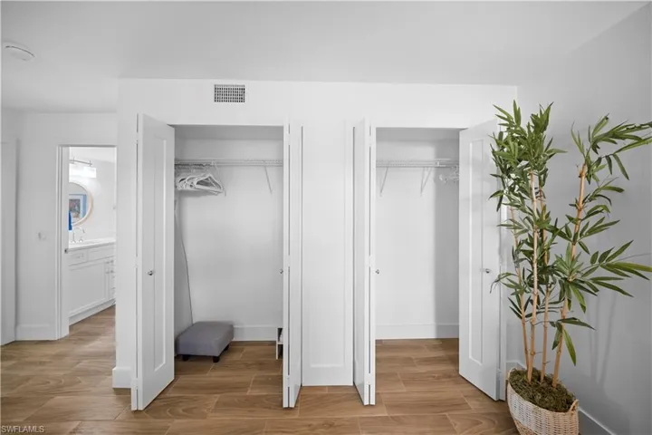 View of closet