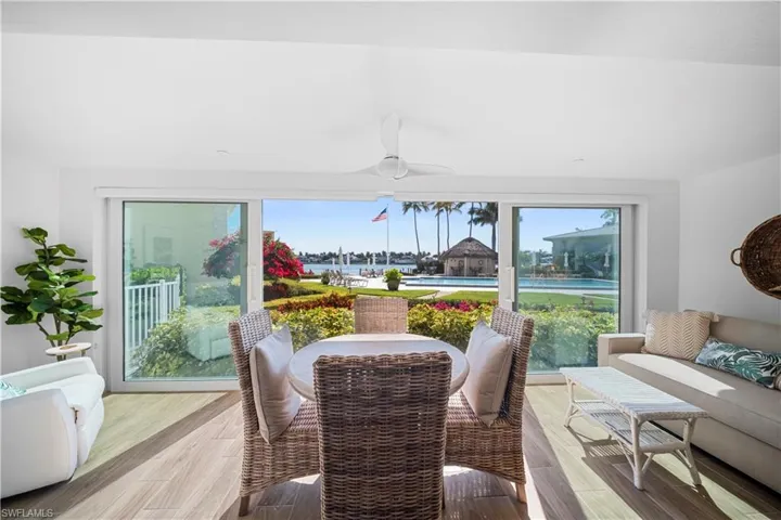 Majestic water views from  sunroom