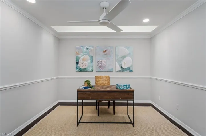 Note: Skylight, new recessed lighting.