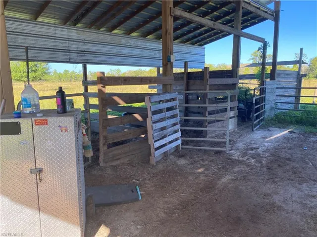 View of stable