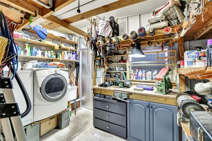 Laundry area