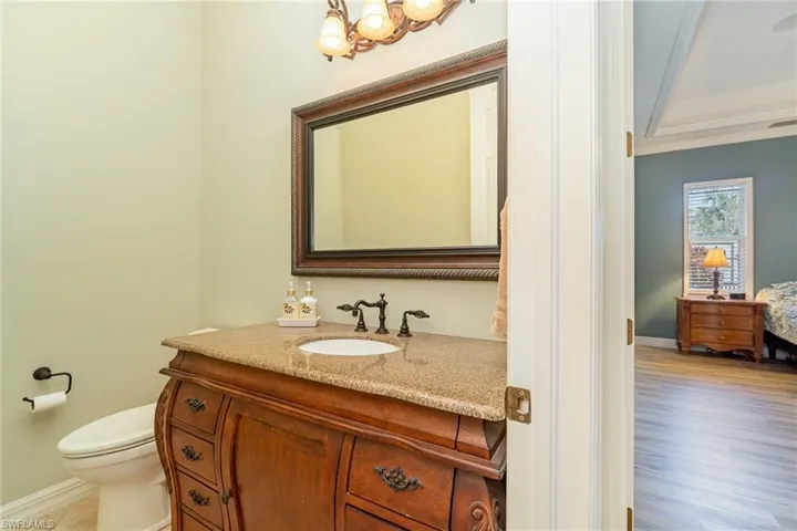 Half bath for your guests!