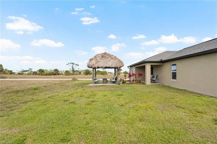 Side View of oversized backyard