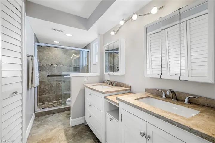 Primary Bathroom with Large Walk In Closet