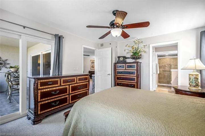 Primary Bedroom with Slider to Balcony