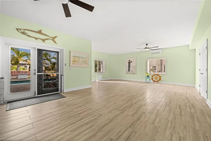 Lower Level Great Room with Access to Pool