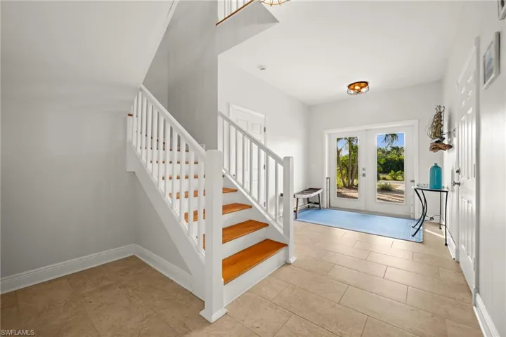 View of Front Entry from Lower Level Great Room