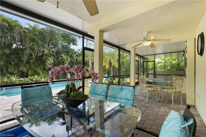 Large screened in covered patio