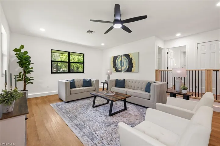 The Formal Living Room is very large and has a custom storage closet off the space