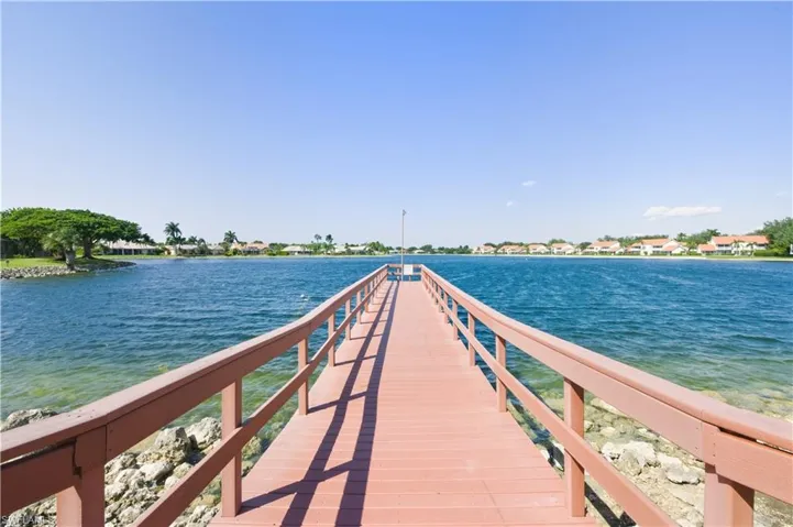 Dock featuring a water view