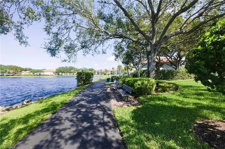 View of home's community featuring a water view