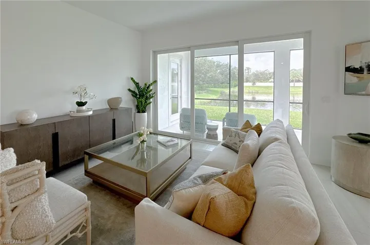 View of living area