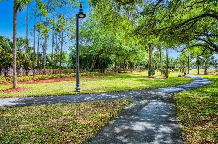 View of community park area