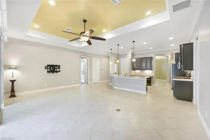 Large open floor plan