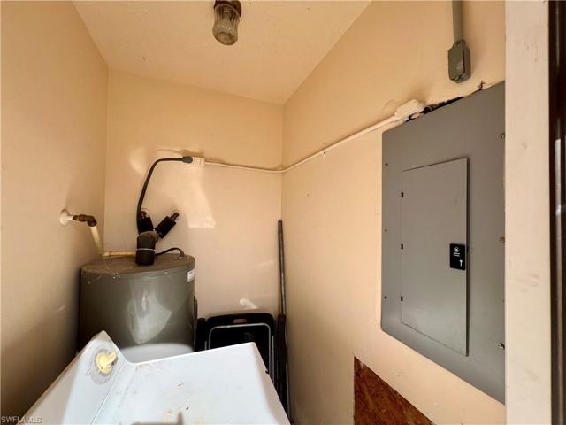 Rear storage room