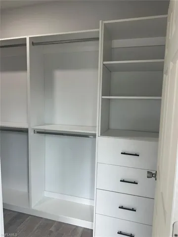 View of closet