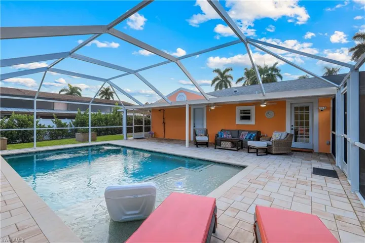 Screened pool and lanai area