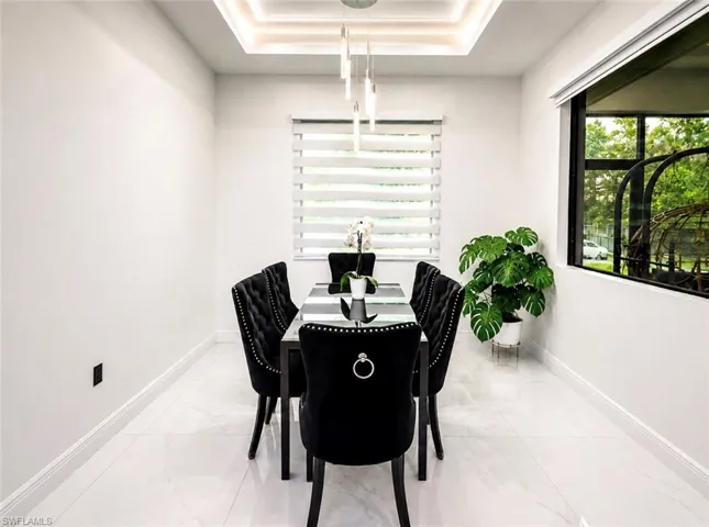 Recessed ceiling lighting with a modern chandelier fixture